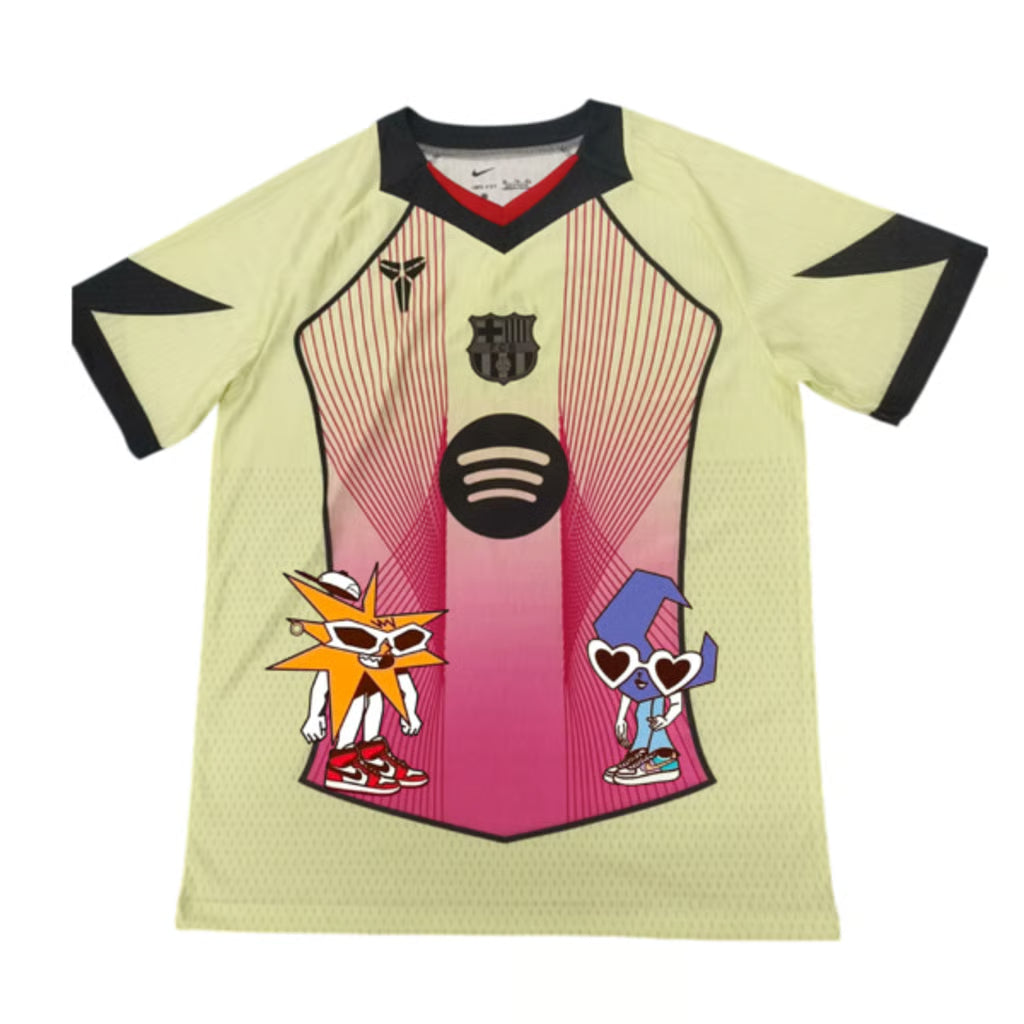 Barcelona x Mora camiseta edición especial amarilla