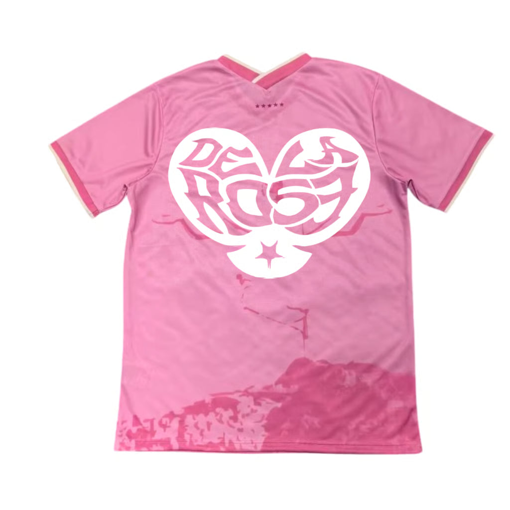 Brasil x De la Rose camiseta rosa