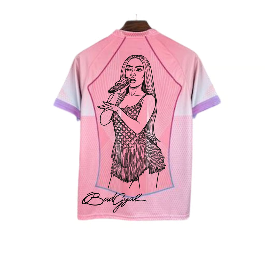 PSG x Bad Gyal camiseta edición especial rosa