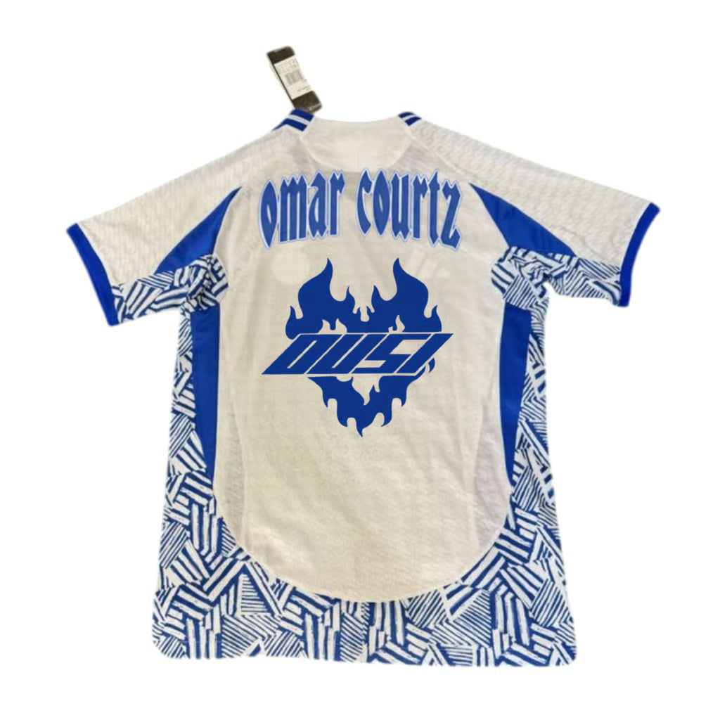 Real Madrid x Omar Courtz blanca y azul