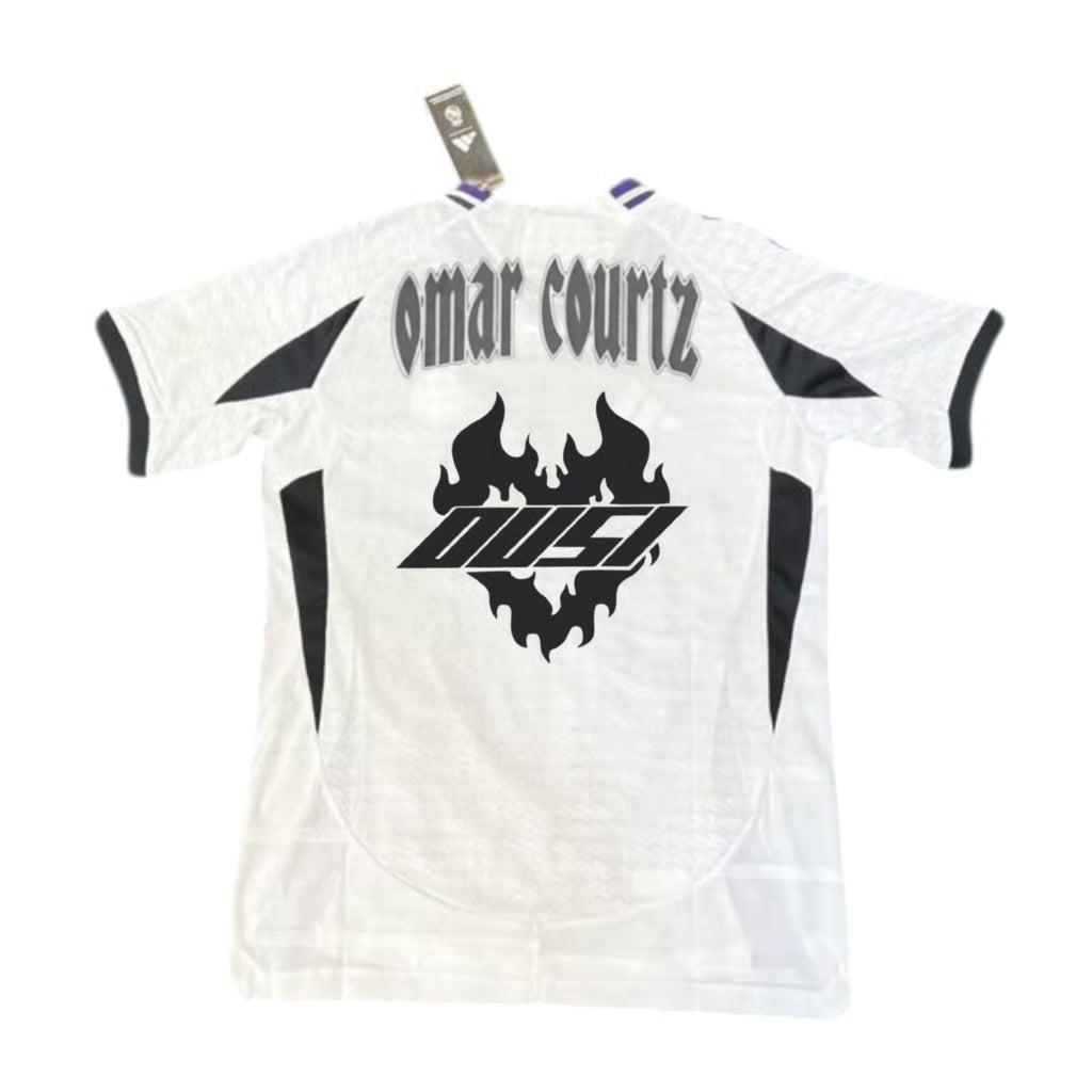 Real Madrid x Omar Courtz blanca y morada