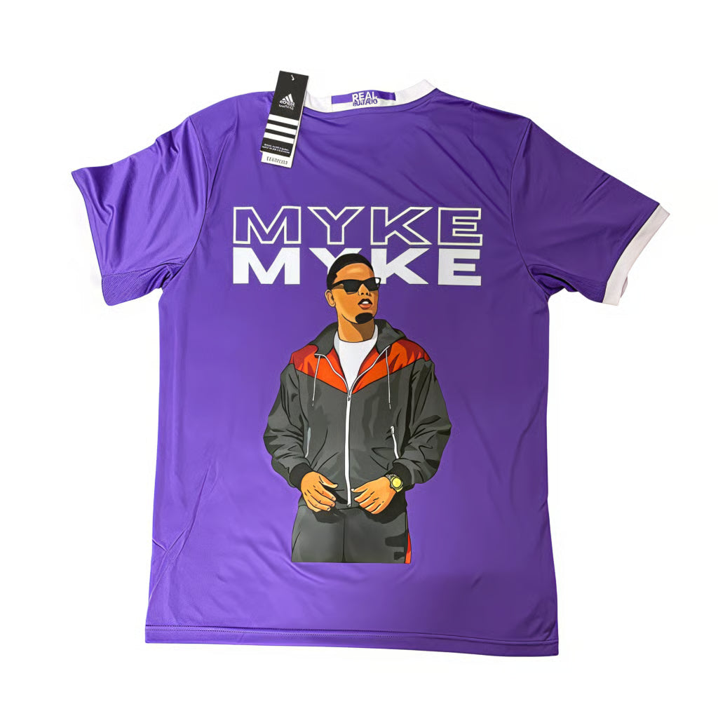 Real Madrid x Myke Towers camiseta retro
