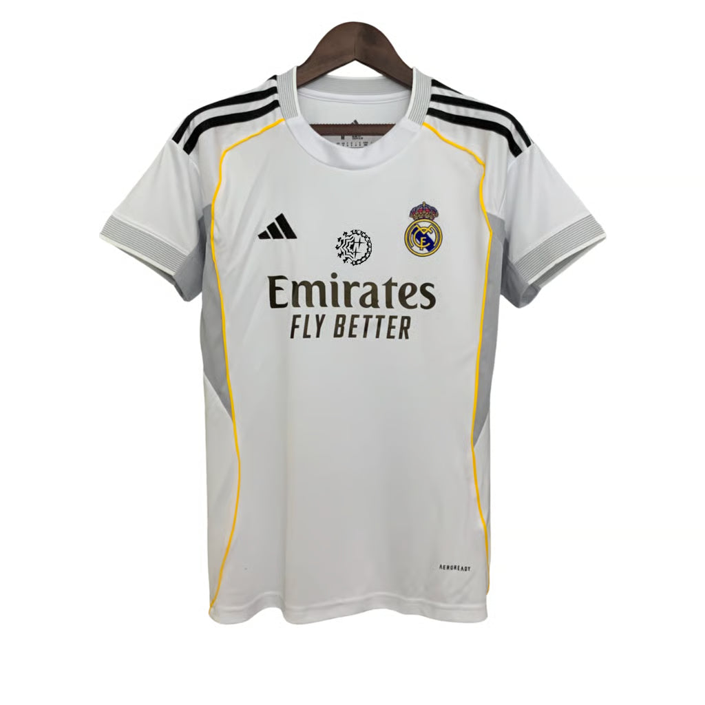 Real Madrid x Dellafuente camiseta 1ª equipación 25/26