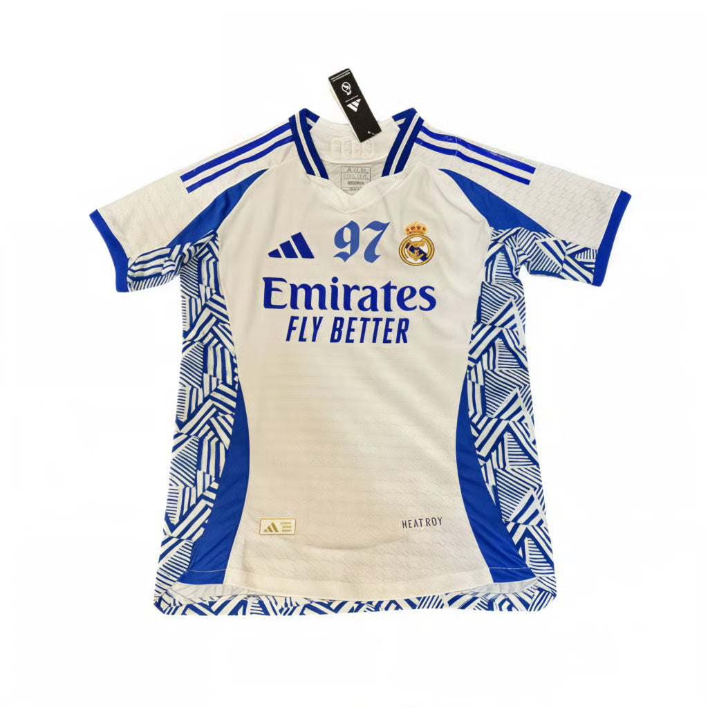 Real Madrid x Omar Courtz blanca y azul