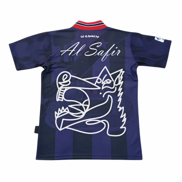 Camiseta Atlético de Madrid x Al Safir negra retro