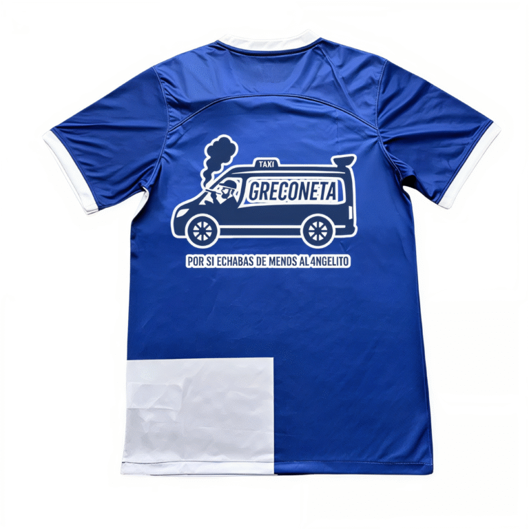 Atlético de Madrid x Grecas azul y blanca