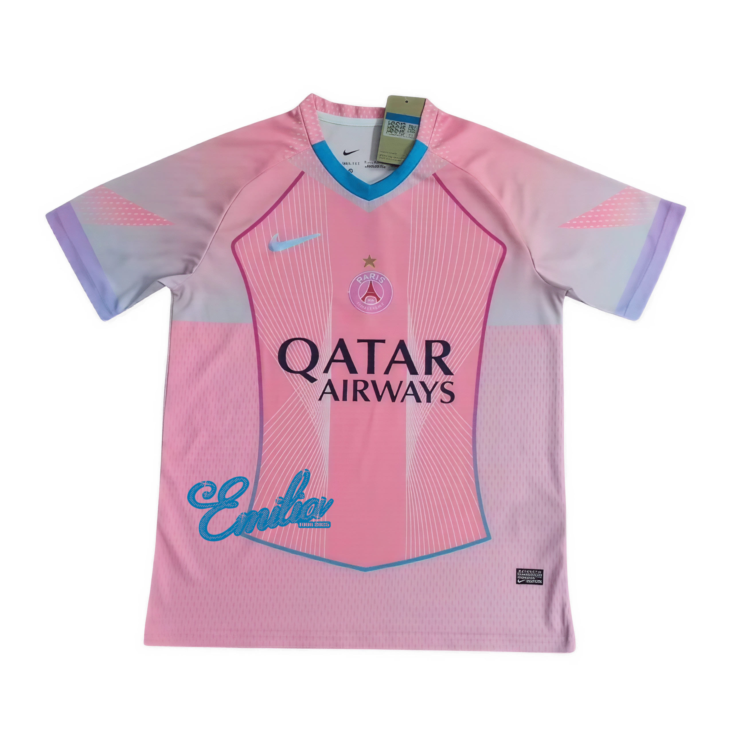 Camiseta PSG x Emilia edición especial rosa