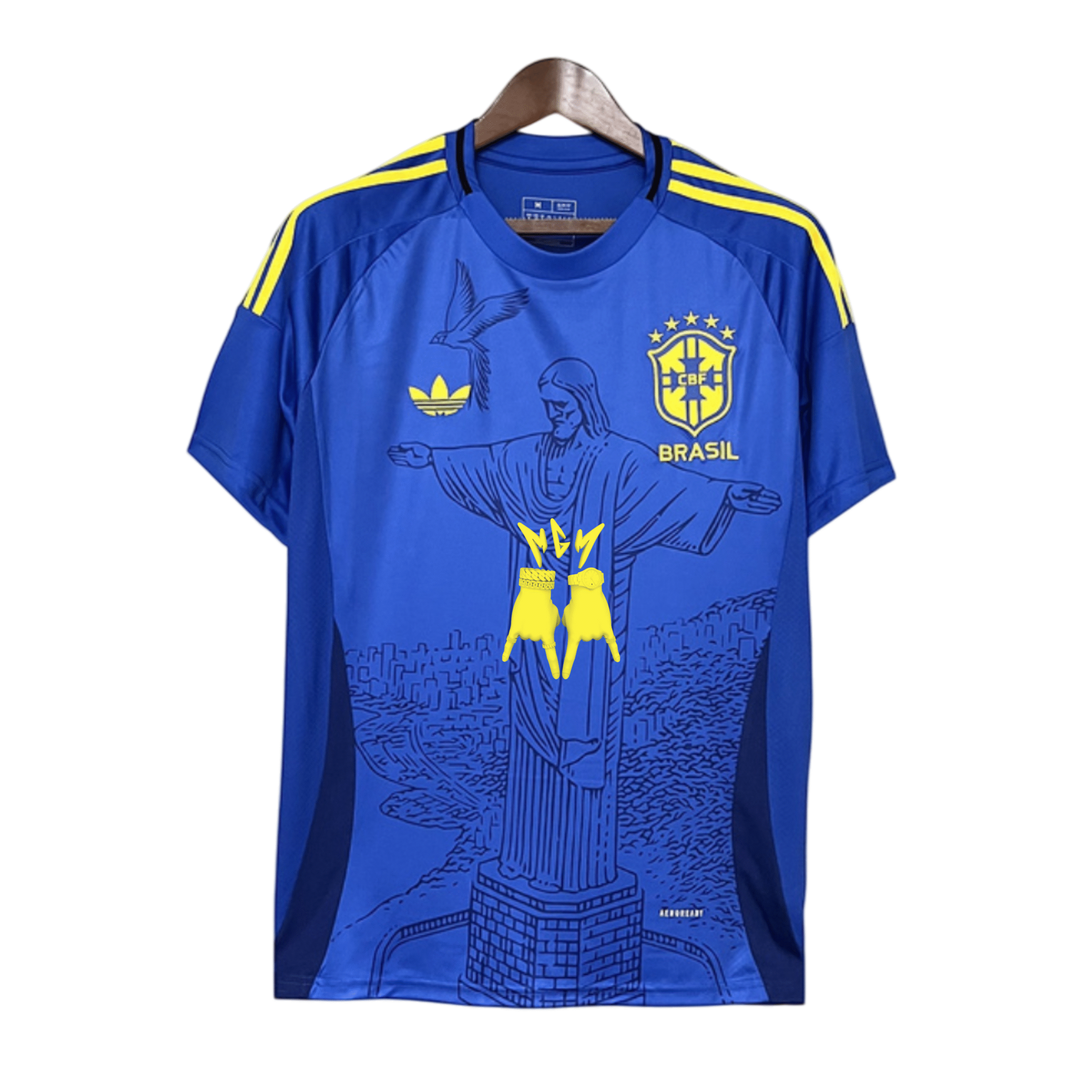 Camiseta Brasil x Bryant Myers azul