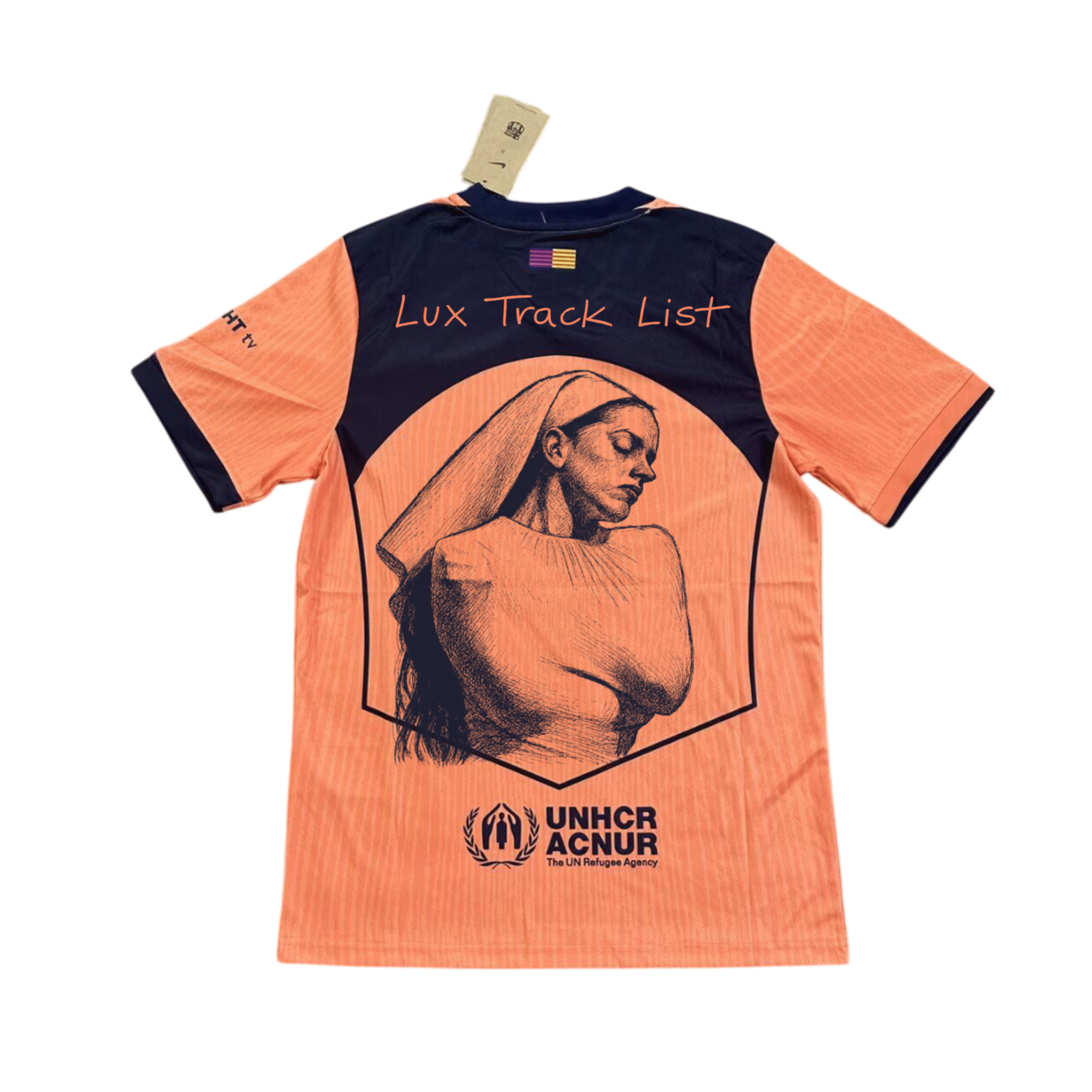 Camiseta Barcelona x Rosalía naranja