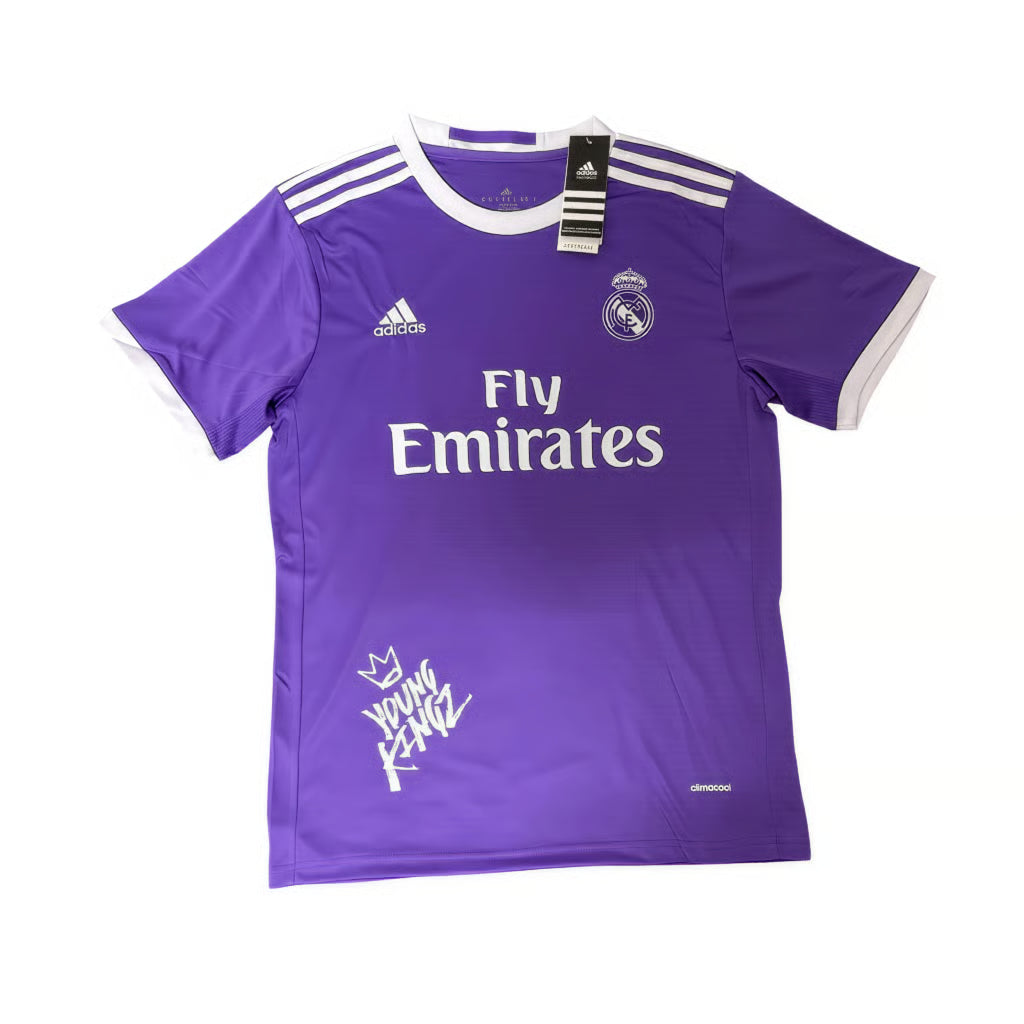 Real Madrid x Myke Towers camiseta retro