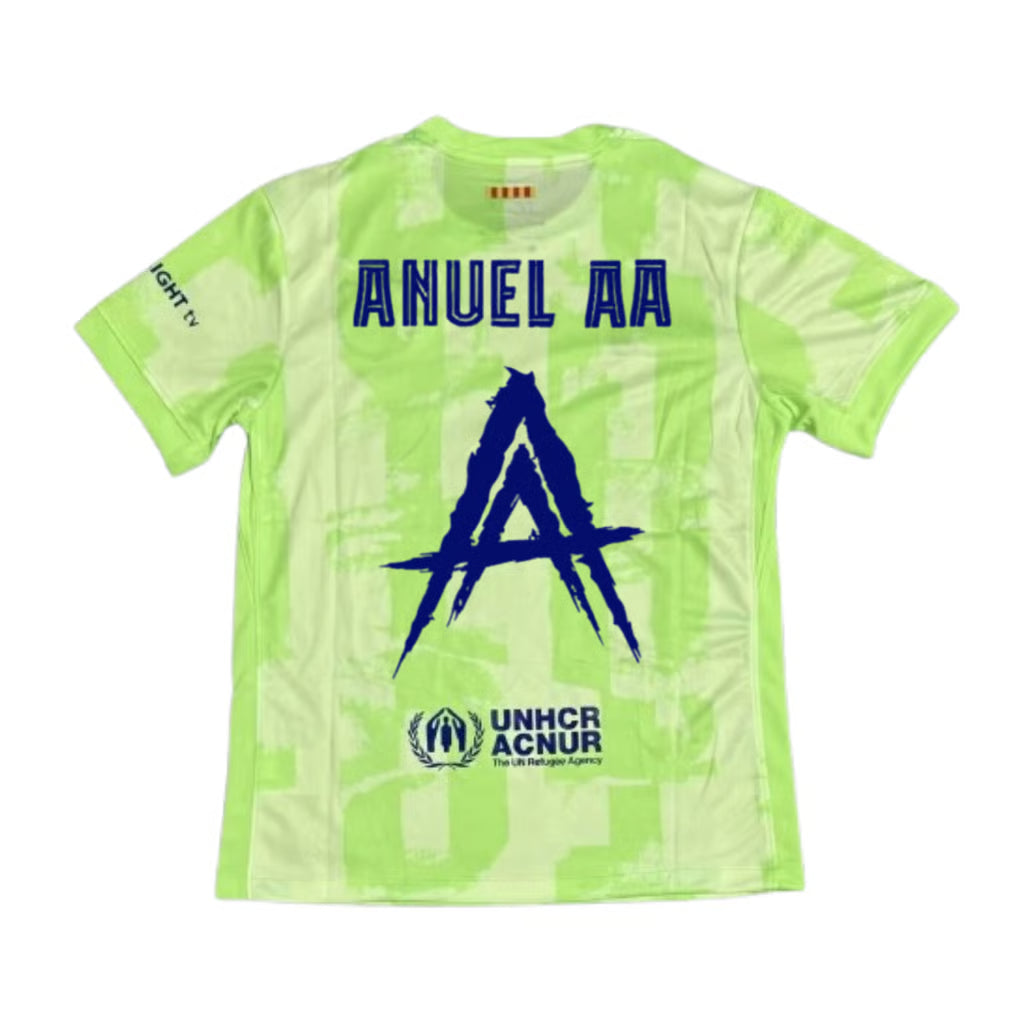 Barcelona x Anuel camiseta verde