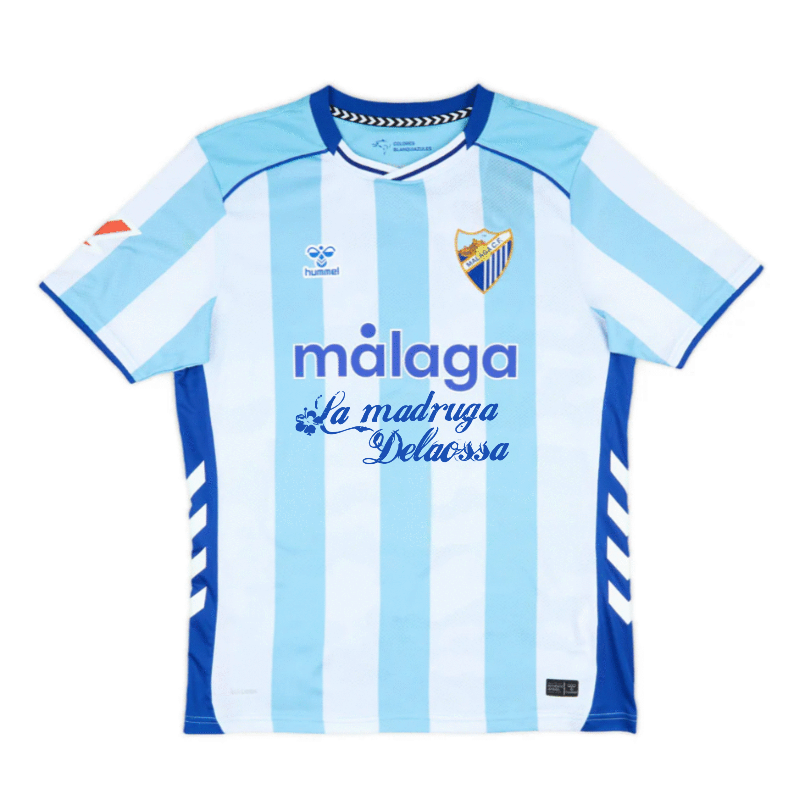 Camiseta Málaga x Delaossa azul