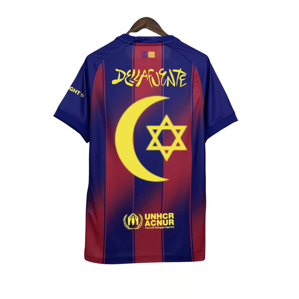Barcelona x Dellafuente camiseta 1ª equipación 25/26