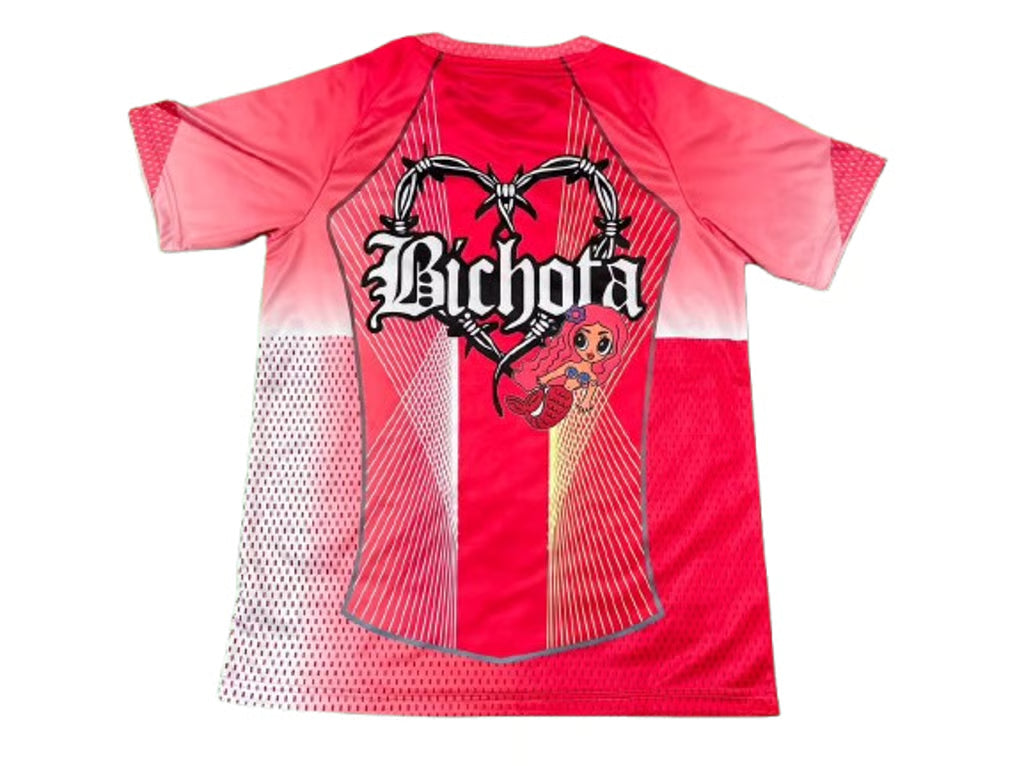 Barcelona x Karol G camiseta edición especial roja